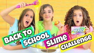 GIANT Back To School Slime Challenge [upl. by Suollecram674]