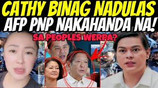 Cathy Binag nadulas alam daw ang afp at PNP na malapit na ang [upl. by Dalpe503]