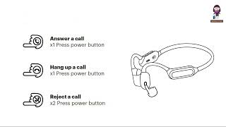 ONN Wireless Bone Conduction Headphones  Model 100094794 Detailed User Guide amp Setup [upl. by Sheena]