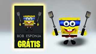 COMO PEGAR ITEM GRATIS BOB ESPONJA NO ROBLOX [upl. by Seilenna]