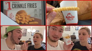 Arbys Crinkle Fries Review [upl. by Rehptsirhc97]