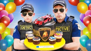 Birthday of Detective Jason with Lamborghini Cake [upl. by Ardua714]