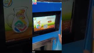 Have a look at taking dispense through QR code scanner in purelo milk atm trending vendingmachine [upl. by Aracal988]