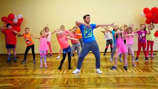 Zumba Kids easy dance  I like to move it [upl. by Enelyt]