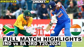 India vs South Africa 3rd T20 Highlights  India vs South Africa  IND vs SA 3rd T20 Highlights 2024 [upl. by Allebasi]