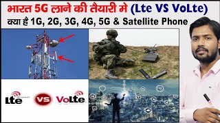 What is 2G 3G 4G 5G LTE VoLTE  How Does Mobile Phone Work  Parts Of Mobile Tower  MIST Cable [upl. by Stanzel]