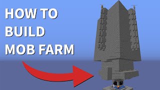 How to build OP MOB FARM Hypixel Skyblock Stranded [upl. by Yousuf]