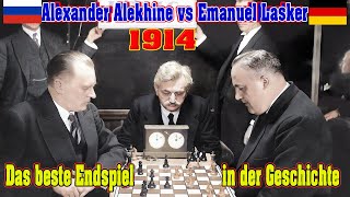 Alexander Alekhine gegen Emanuel Lasker  Petersburg 1914 Gutes Schach [upl. by Eerdna]