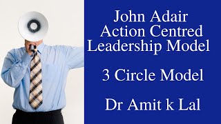 John Adair action Leadership Model  3 circle Model  5050 Rule [upl. by Litha]