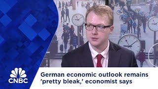 German economic outlook remains pretty bleak economist says [upl. by Neillij]