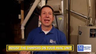 Adjust The Dampers On Your HVAC Unit [upl. by Marceau964]