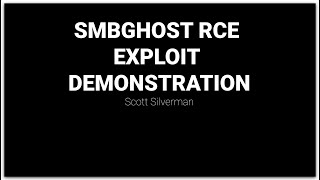 SMBGhost Remote Code Execution Demonstration CVE20200796 [upl. by Eninahs872]