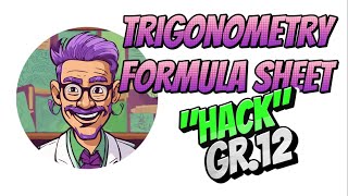 Trigonometry  Formula Sheet Tips Grade 12 Math Paper 2 [upl. by Nedla]