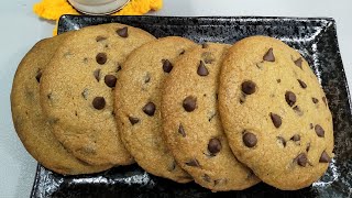 Soft Cookies Chocolate Chip chewy Senang nak buat [upl. by Tutt]