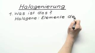 Halogenierung  Chemie  Organische Chemie [upl. by Zerdna]