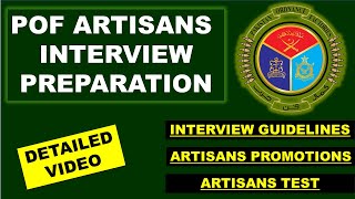 POF ARTISANS INTERVIEW  PREPARATION  POF ARTISANS INTERVIEW QUESTIONS  POF  POF JOBS 2024 [upl. by Ayirp]