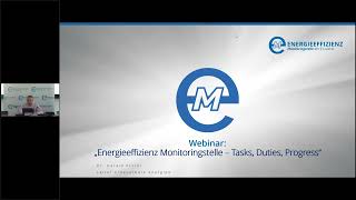 EControl Webinar quotEnergieeffizienz Monitoringstelle – Tasks Duties Progressquot [upl. by Nelia225]