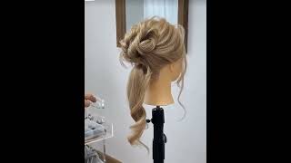 Elegant Bridal Hairstyle Tutorial  Perfect Wedding Hair for Brides trending viralvideo [upl. by Ycnuahc]