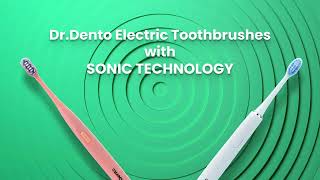 Improved Plaque Removal  DrDentos HiTech Sonic Electric Toothbrushes✨ [upl. by Peoples169]