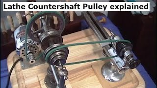 Lathe Countershaft Pulley Gears explained Jewelers Watchmaker mini micro lathe [upl. by Ttelrats236]