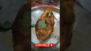 katla fish fry recipe😋😋fishfry fishfryrecipe fishcurry shorts [upl. by Snahc]