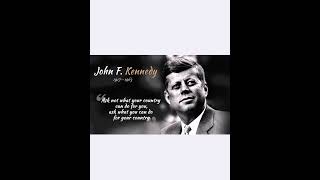 Kennedy quotAsk Not What Your Country Can Do For Youquot usa potus president kennedy like quotes [upl. by Bendicty860]