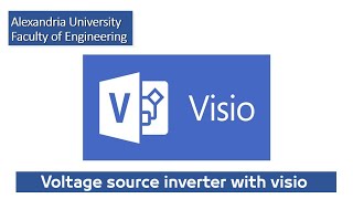 Drawing voltage source inverter with visio program [upl. by Wehhtam]