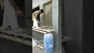 How to make plaster work construction soilconservation ytshort [upl. by Campney]