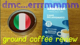 Lavazza Decaffeinated Roasted amp Ground Coffee Review [upl. by Theo576]