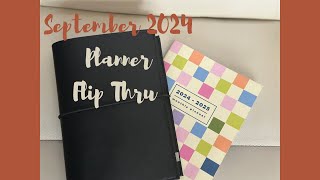 September 2024 Functional Planner Flip Thru  Print Pression ampFilofax [upl. by Ramo505]