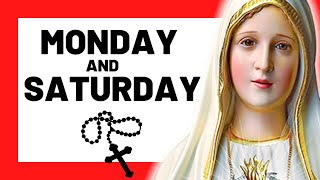 THE JOYFUL MYSTERIES TODAY HOLY ROSARY MONDAY amp SATURDAY  THE HOLY ROSARY MONDAY amp SATURDAY [upl. by Gert]