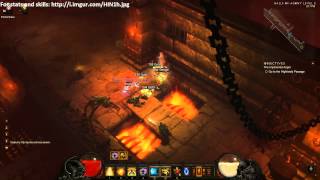 Diablo 3 Act 1 Inferno Butcher farming [upl. by Arutak708]