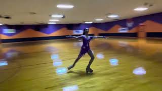 Karen Lee Tango  Roller Skating Dance [upl. by Llenrahs950]