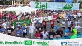 10 Siegerländer AOKFirmenlauf 2013  Zieleinlauf 3823  5942 Min [upl. by Galatia878]