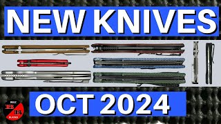 NEW KNIFE RELEASES OCTOBER 2024 New Folding and Fixed Blade Knives You Have To See [upl. by Elamrej494]