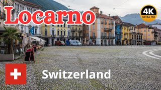 Locarno Switzerland 🇨🇭 4K Walking Tour  July 2024 [upl. by Hui62]