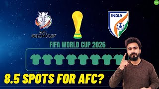 How Can INDIA Qualify For FIFA World Cup 2026  AFC Asian Cup amp World Cup Format Explained [upl. by Kroy]