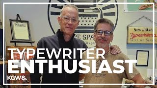 Tom Hanks made a surprise visit to a Southeast Portland typewriter shop [upl. by Godard440]