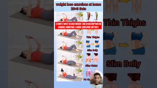 how to lose stomach fat in a week  lose belly fat  how to burn calories fast at home shorts [upl. by Annuhsal146]