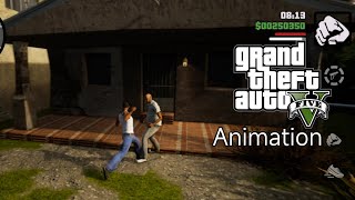 GTA SA Definitive Mobile  GTA V Animation Mod arturocasasnovas671 [upl. by Asilaj]