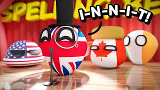 SPELLING BEE  Countryballs Animation [upl. by Nesnah]