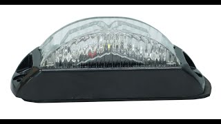 Curved Super Bright LED Strobe Flashing Emergency Warning LightLED VarsellysLED Varningsljus [upl. by Saeger40]