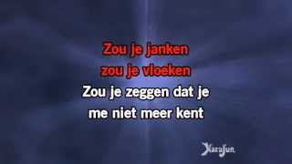 Karaoke Wat Zou Je Doen Live  Blof [upl. by Alihet465]