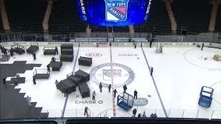 Basketball to Hockey timelapse at MSG [upl. by Penoyer]