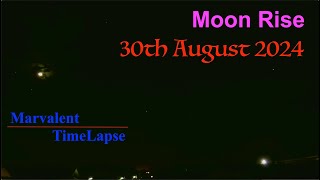 TimeLapse video of a predawn Moonrise [upl. by Aiselad]