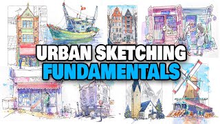 How To Start URBAN SKETCHING For Beginners  FUNDAMENTALS GUIDE [upl. by Kyriako]