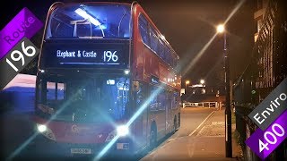 KICKDOWN LAST DAY IN SERVICE Enviro 400 on Route 196 GoAhead London [upl. by Lewej]