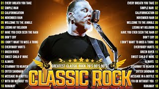 Best Of Classic Rock Songs Of All Time🔥ACDCBon JoviMetallica Guns N Roses U2⚡Classic Rock Songs [upl. by Anne]