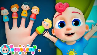 Finger Family Learn Colors Version MORE  Bubbleee Nursery Rhymes and Kids Songs [upl. by Burrows]