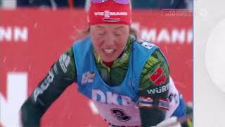 Biathlon WM  quot Östersund 2019 quot  Verfolgung Frauen [upl. by Zelma]